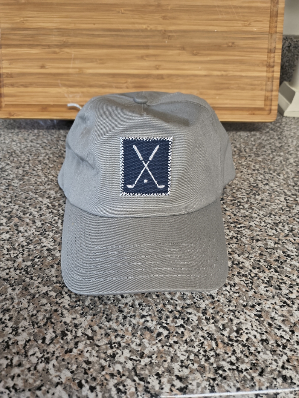 Tremont Sporting Co. New York - Palm Beach Golf Dad Hat - Gray / Navy